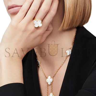 VAN CLEEF ARPELS MAGIC ALHAMBRA NECKLACE 6 MOTIFS VCARD79100 VAN CLEEF ARPELS MAGIC ALHAMBRA NECKLACE 6 MOTIFS VCARD79100